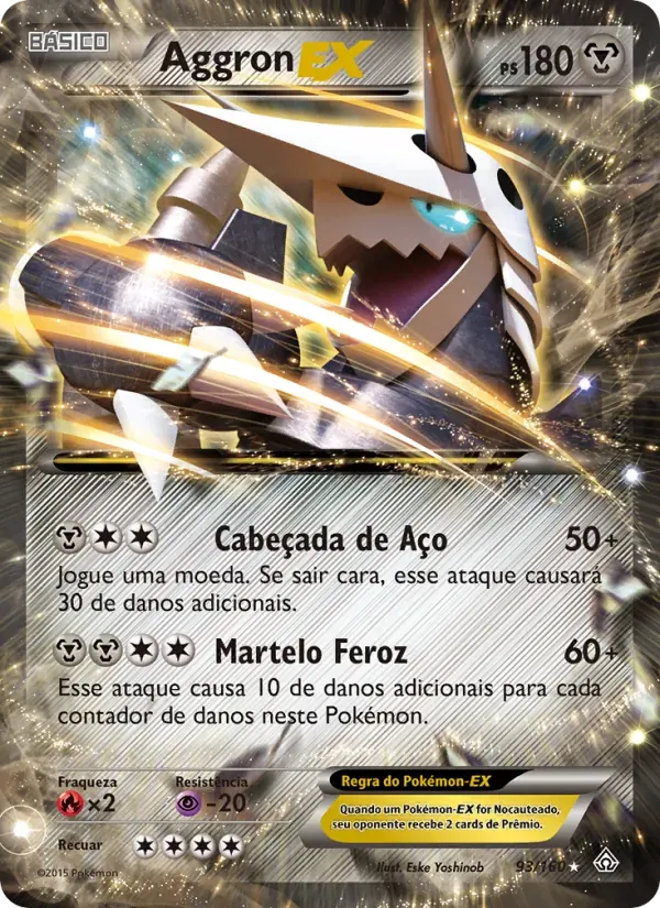 Aggron EX 93/160 Conflito Primitivo