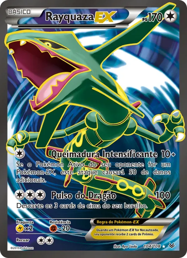 Rayquaza EX 104/108 Céus Estrondosos