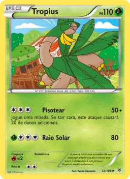 Tropius 12 Céus Estrondosos