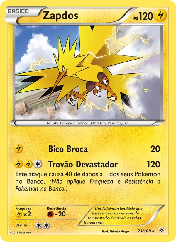 Zapdos 23/108 Céus Estrondosos