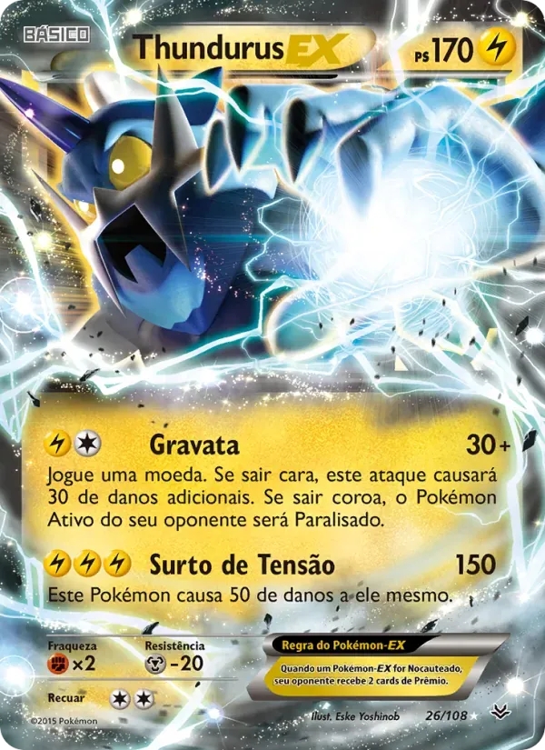 Thundurus EX 26/108 Céus Estrondosos