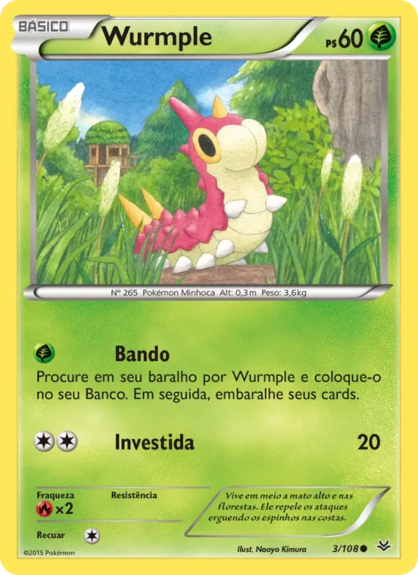 Wurmple 3/108 Céus Estrondosos