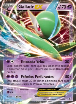 Gallade EX 34 Céus Estrondosos
