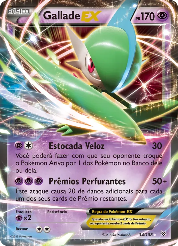 Gallade EX 34/108 Céus Estrondosos