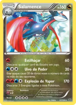 Salamence 57 Céus Estrondosos