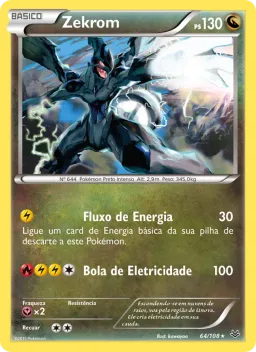 Zekrom 64 Céus Estrondosos