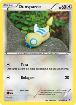 Dunsparce 68 Céus Estrondosos