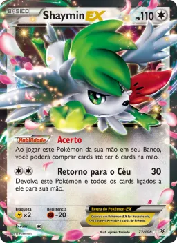 Shaymin EX 77 Céus Estrondosos