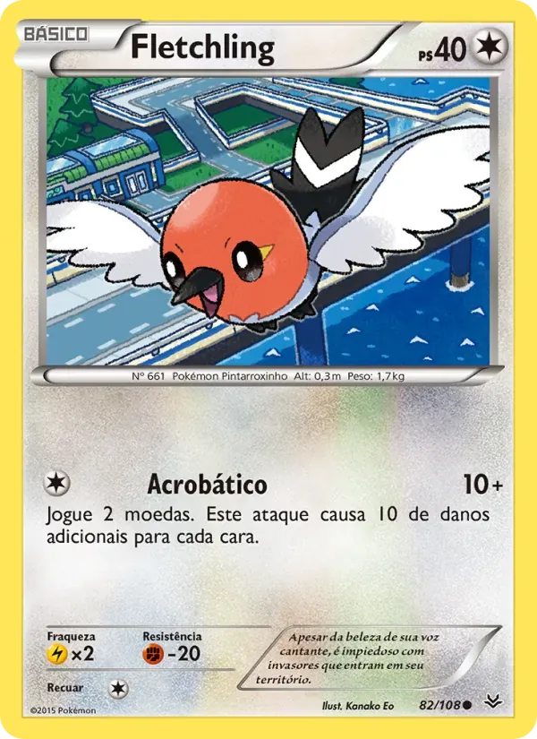 Fletchling 82/108 Céus Estrondosos