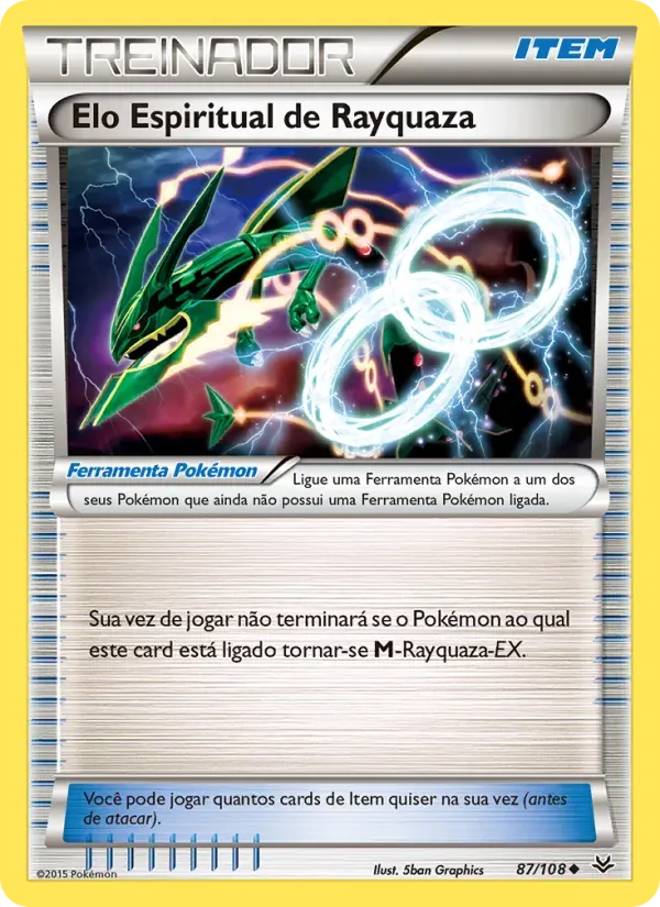 Elo Espiritual de Rayquaza 87/108 Céus Estrondosos