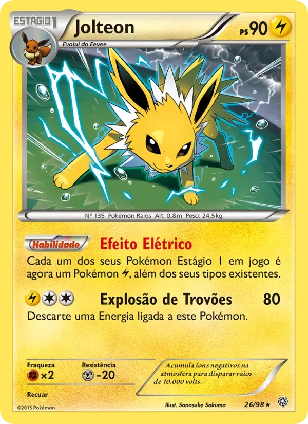 Jolteon 26/98 Origens Ancestrais