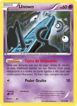 Unown 30 Origens Ancestrais