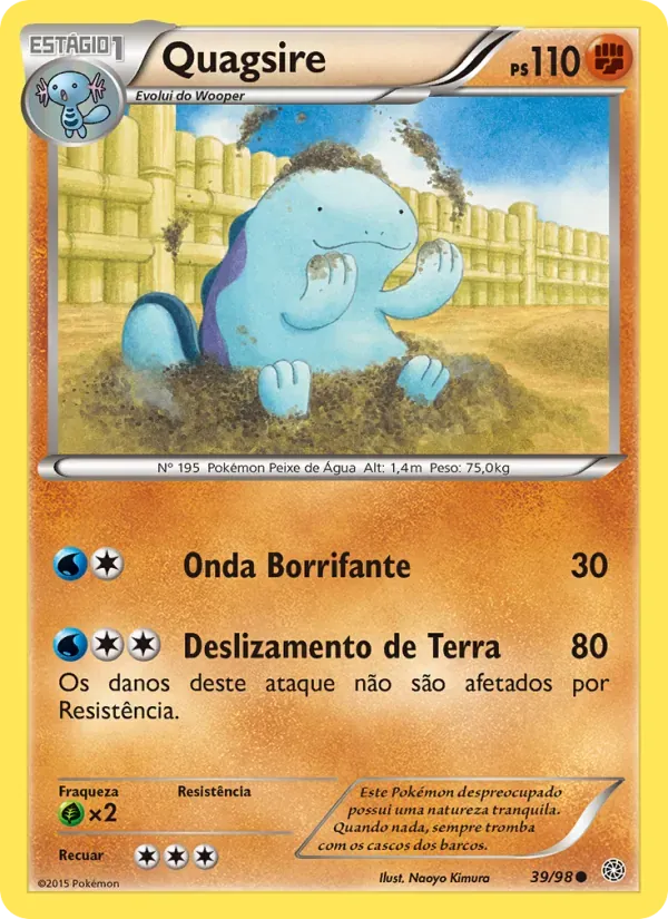 Quagsire 39/98 Origens Ancestrais