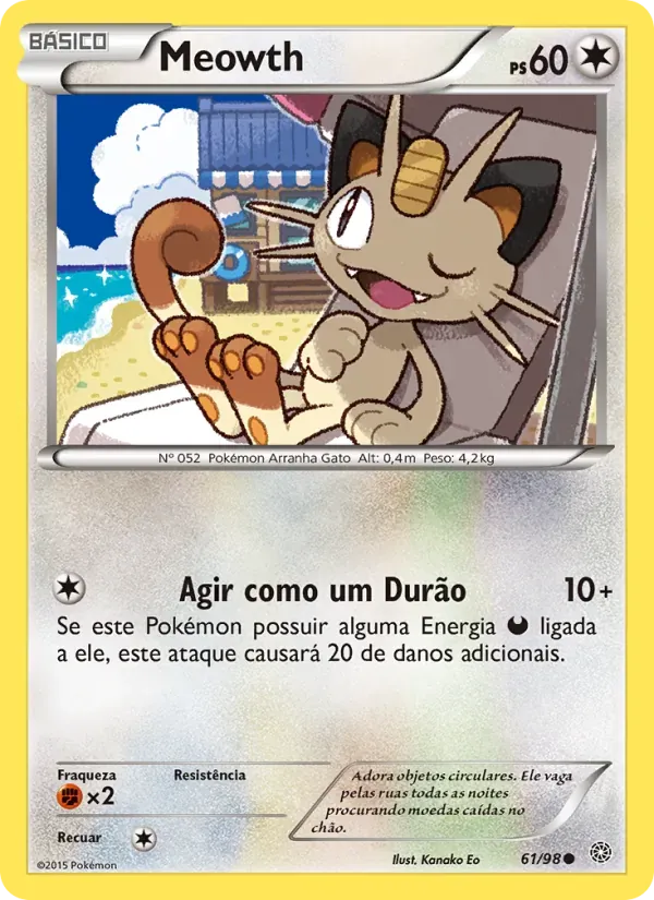 Meowth 61/98 Origens Ancestrais