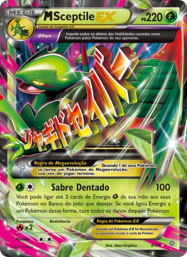 M-Sceptile EX 8/98 Origens Ancestrais