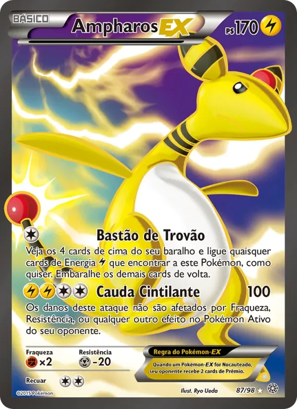 Ampharos EX 87/98 Origens Ancestrais