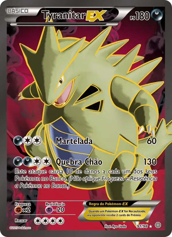 Tyranitar EX 91/98 Origens Ancestrais