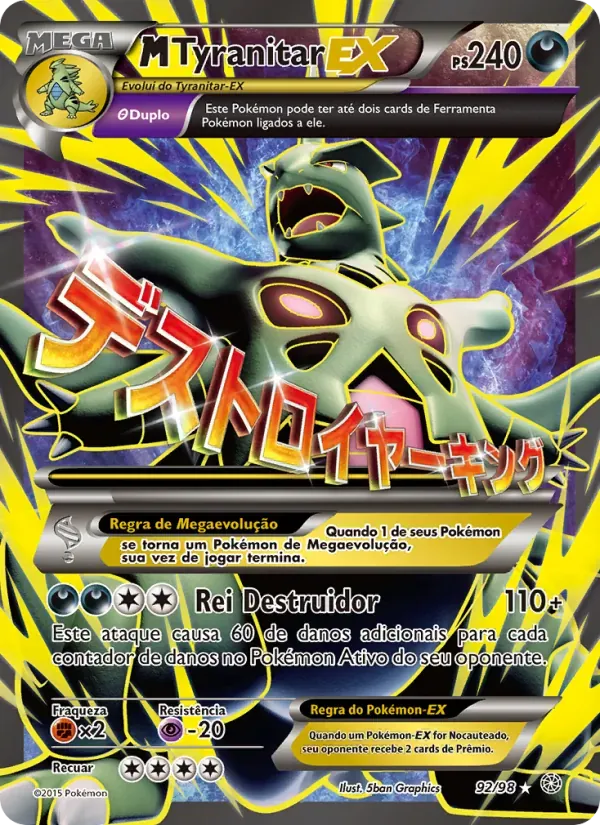 M-Tyranitar EX 92/98 Origens Ancestrais