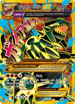 Groudon Primitivo EX 97 Origens Ancestrais
