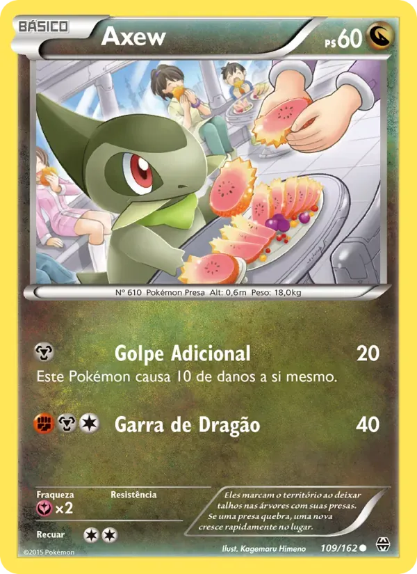 Axew 109/162 Turbo Revolução