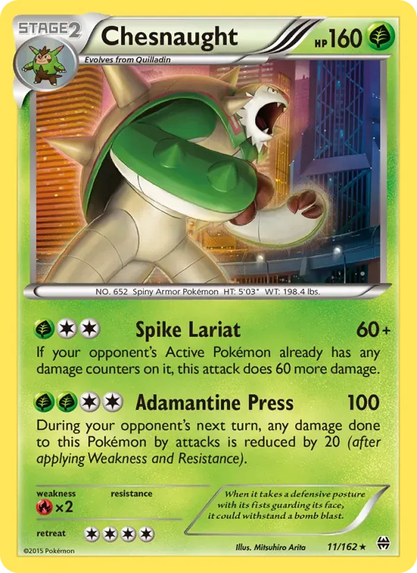 Chesnaught 11/162 Turbo Revolução