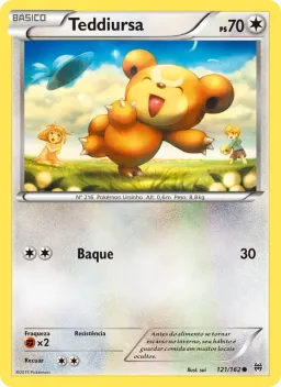 Teddiursa 121 Turbo Revolução