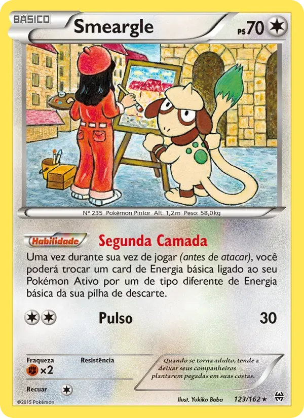 Smeargle 123/162 Turbo Revolução