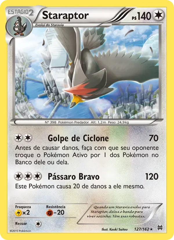 Staraptor 127/162 Turbo Revolução