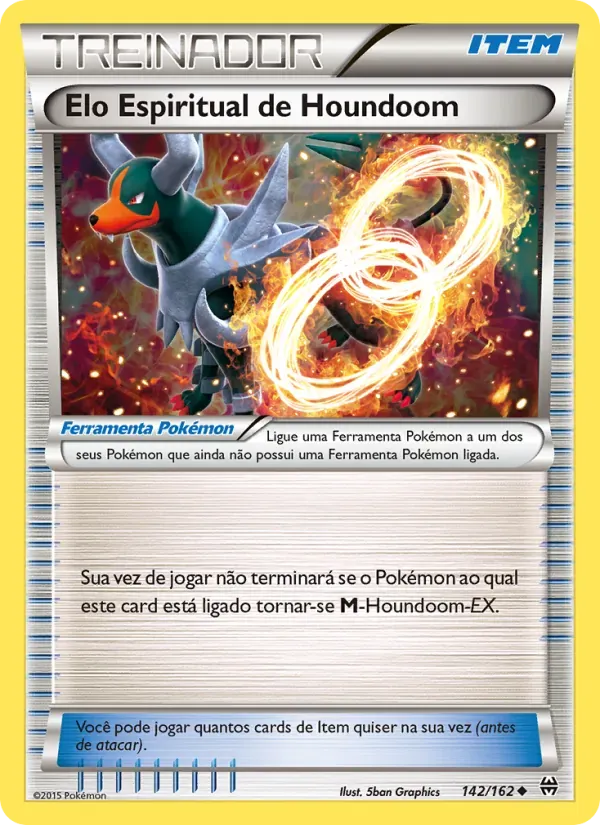 Elo Espiritual de Houndoom 142/162 Turbo Revolução
