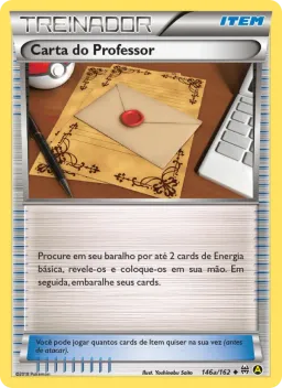Carta do Professor 146 Turbo Revolução