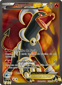 Houndoom EX 153 Turbo Revolução