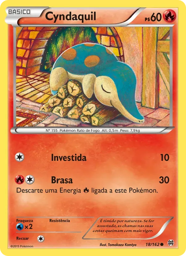 Cyndaquil 18/162 Turbo Revolução
