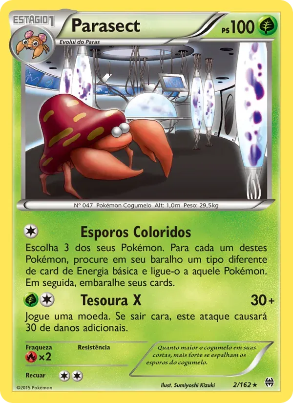Parasect 2/162 Turbo Revolução