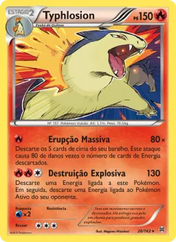 Typhlosion 20 Turbo Revolução