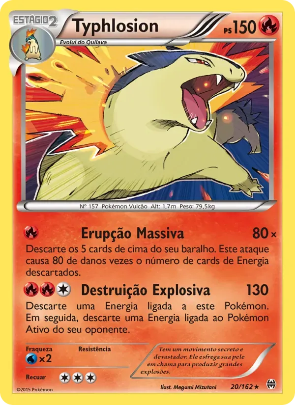 Typhlosion 20/162 Turbo Revolução