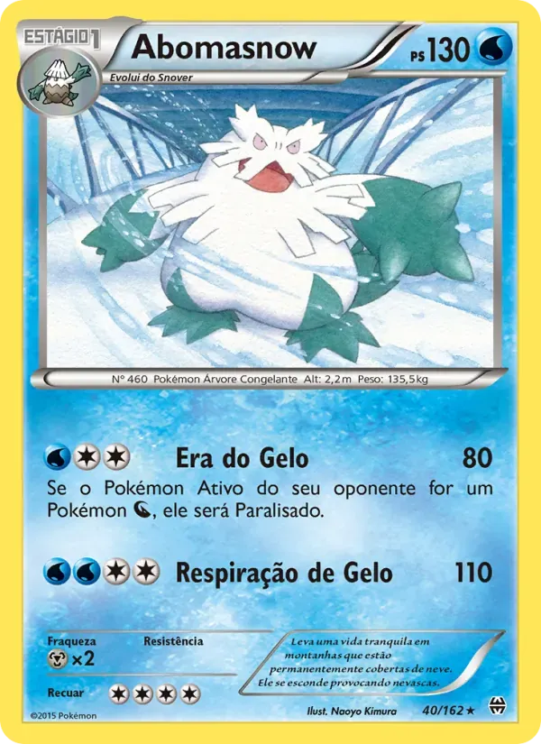 Abomasnow 40/162 Turbo Revolução