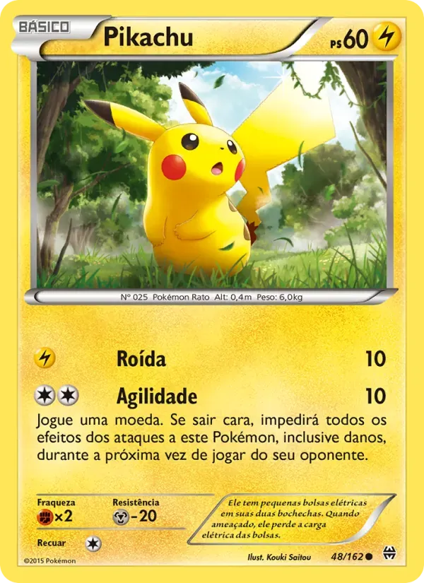 Pikachu 48/162 Turbo Revolução