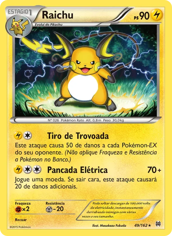 Raichu 49/162 Turbo Revolução
