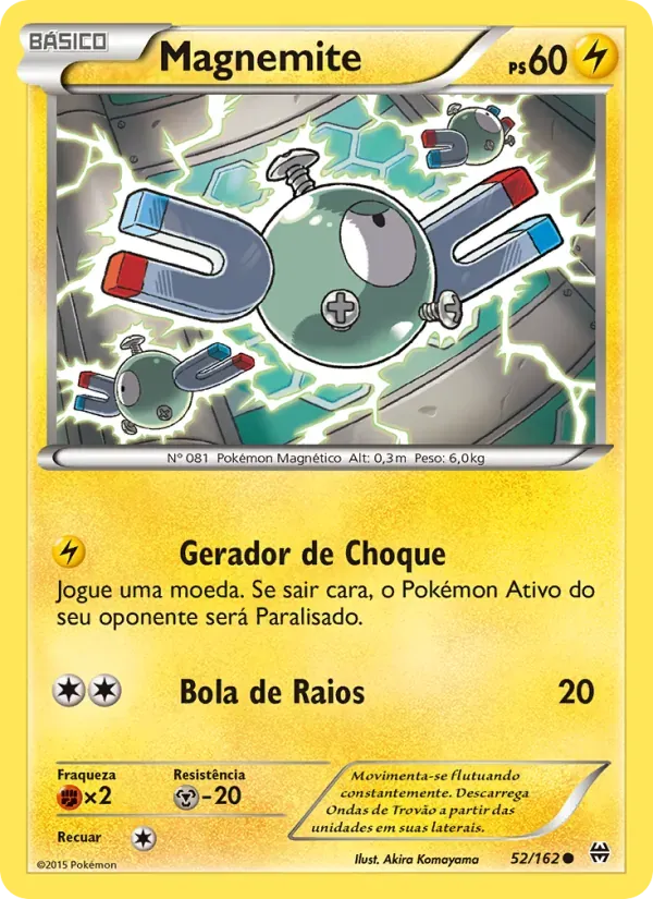 Magnemite 52/162 Turbo Revolução