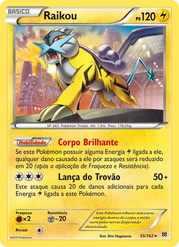 Raikou 55/162 Turbo Revolução