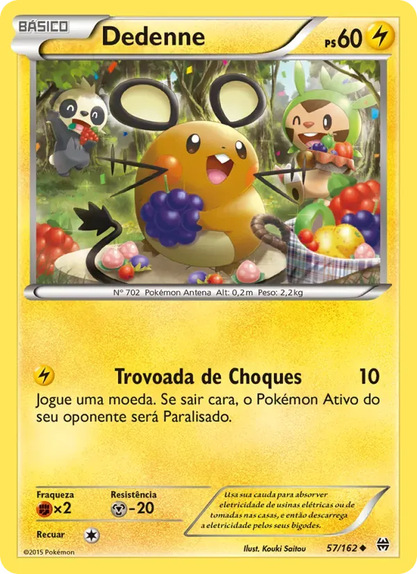 Dedenne 57/162 Turbo Revolução