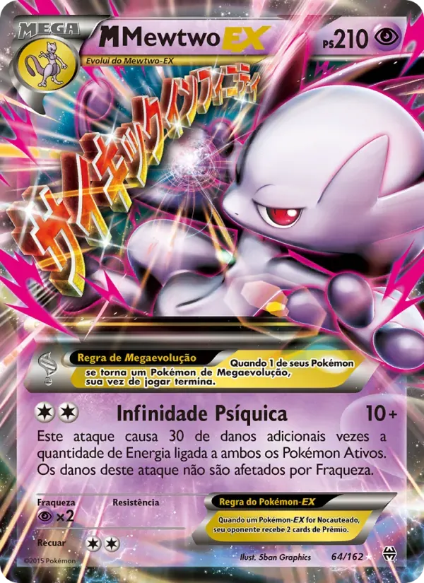 M-Mewtwo EX 64/162 Turbo Revolução
