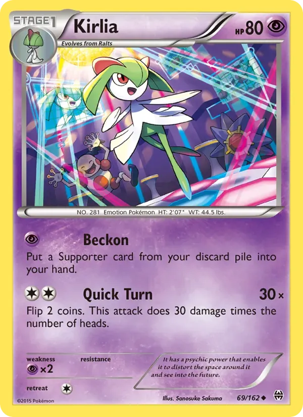 Kirlia 69/162 Turbo Revolução