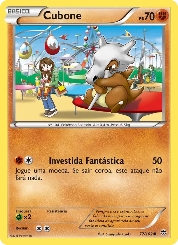 Cubone 77/162 Turbo Revolução