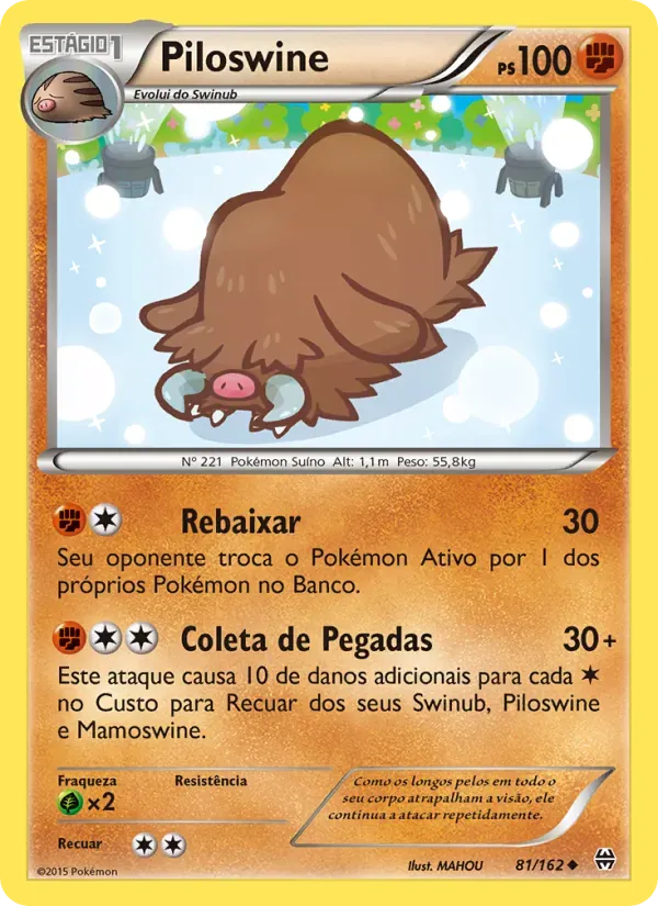Piloswine 81/162 Turbo Revolução