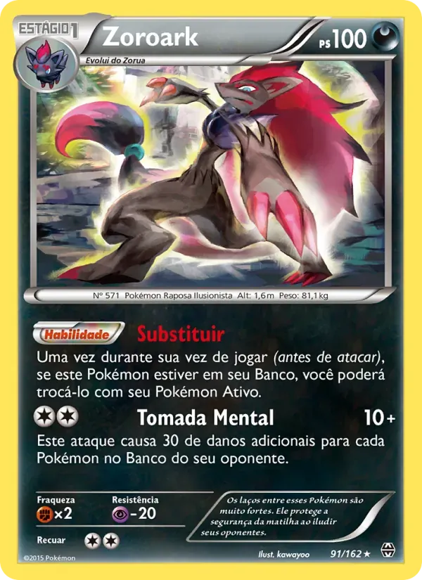 Zoroark 91/162 Turbo Revolução