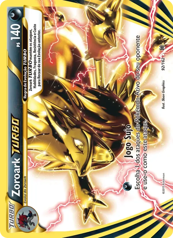 Zoroark TURBO 92/162 Turbo Revolução
