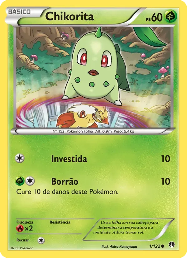 Chikorita 1/122 Turbo Colisão