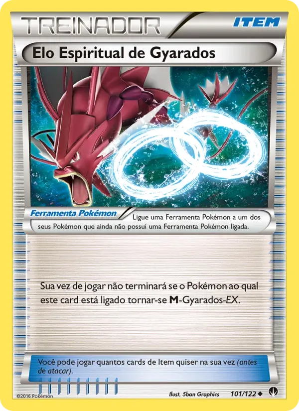 Elo Espiritual de Gyarados 101/122 Turbo Colisão