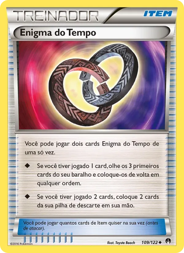 Enigma do Tempo 109/122 Turbo Colisão